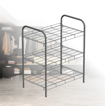 Zeta 3 multi-tiered shoe rack