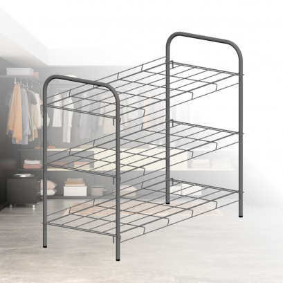 Zeta 3 plus multi-tiered shoe rack