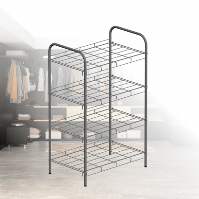 Zeta 4 multi-tiered shoe rack